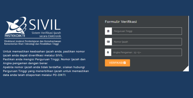 download gambar Begini Cara Cek Keaslian Ijazah di Sivil Ditjen Dikti